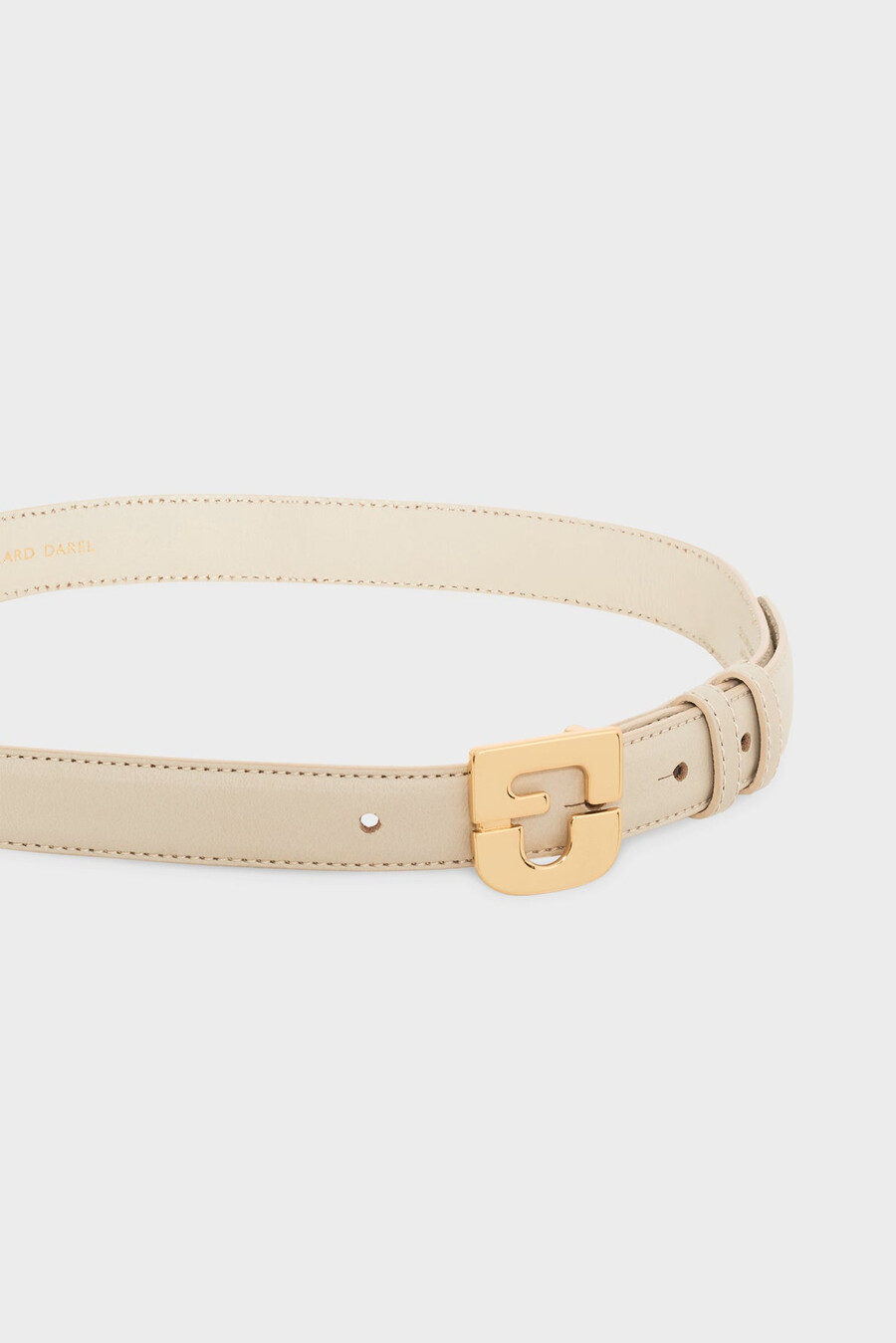 ceinture en cuir signature - lauren
