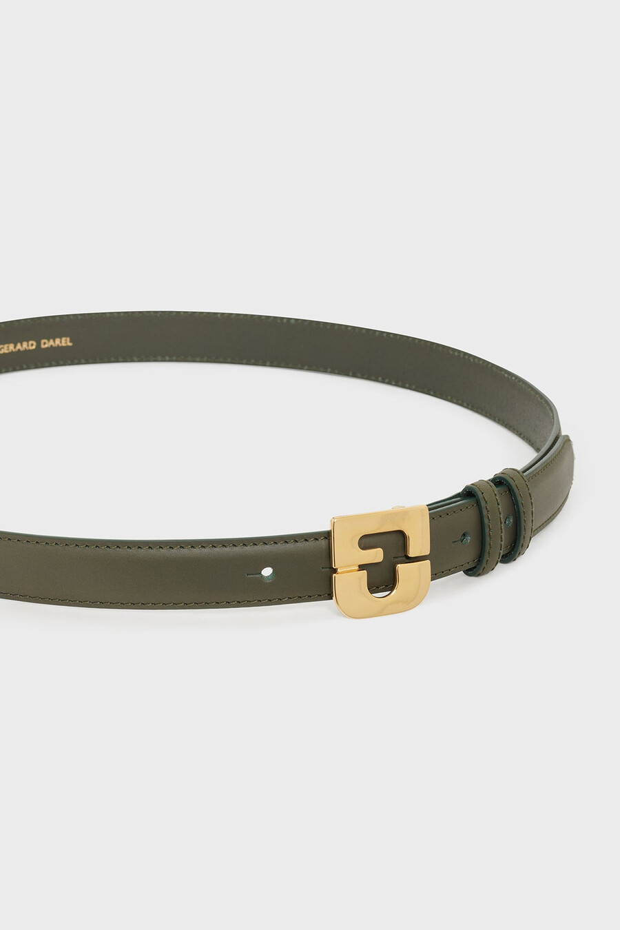 ceinture en cuir signature - lauren