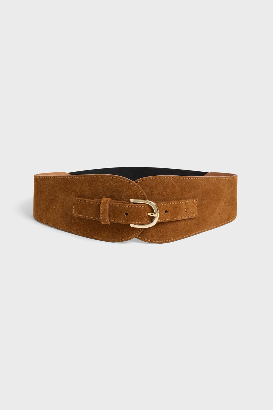 ceinture corsetée en cuir suédé - olympe
