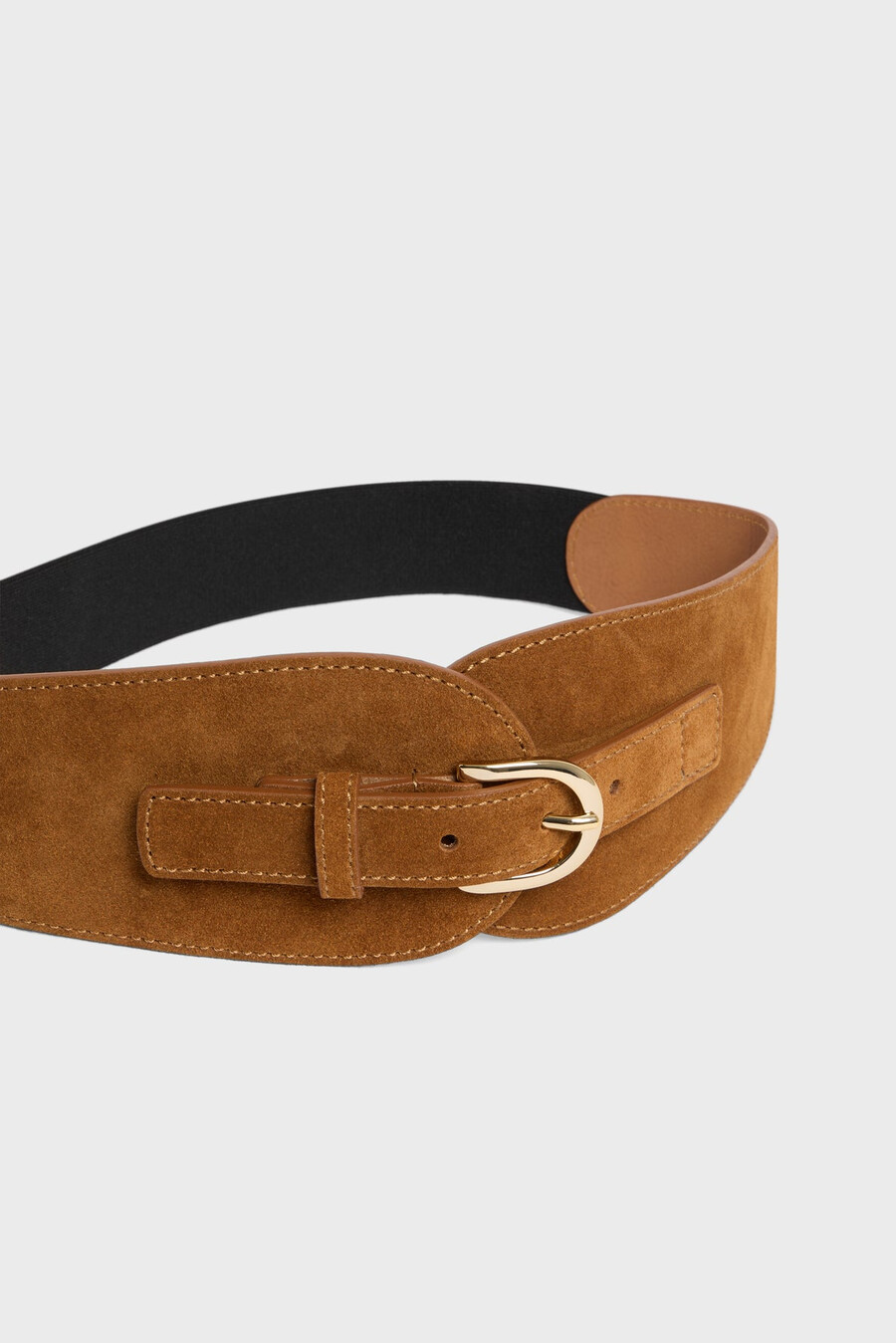 ceinture corsetée en cuir suédé - olympe