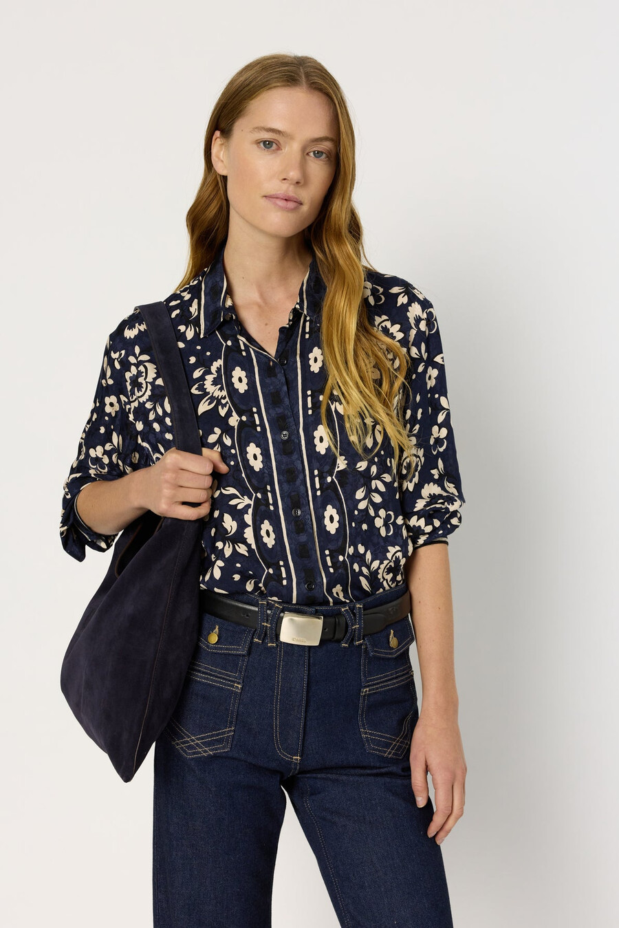 sac en cuir suédé - lady gd