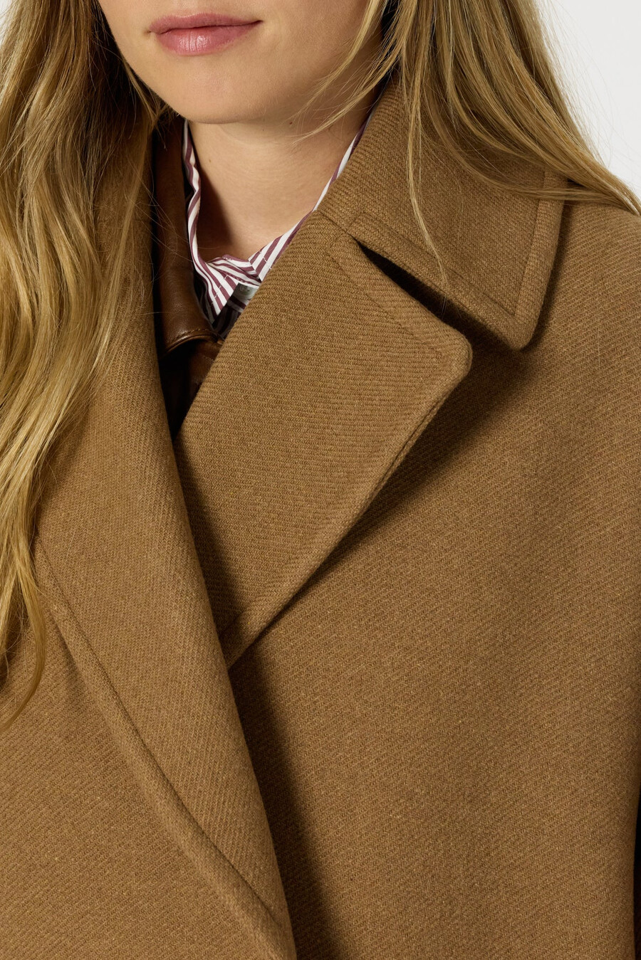 manteau croisé ample - meriem