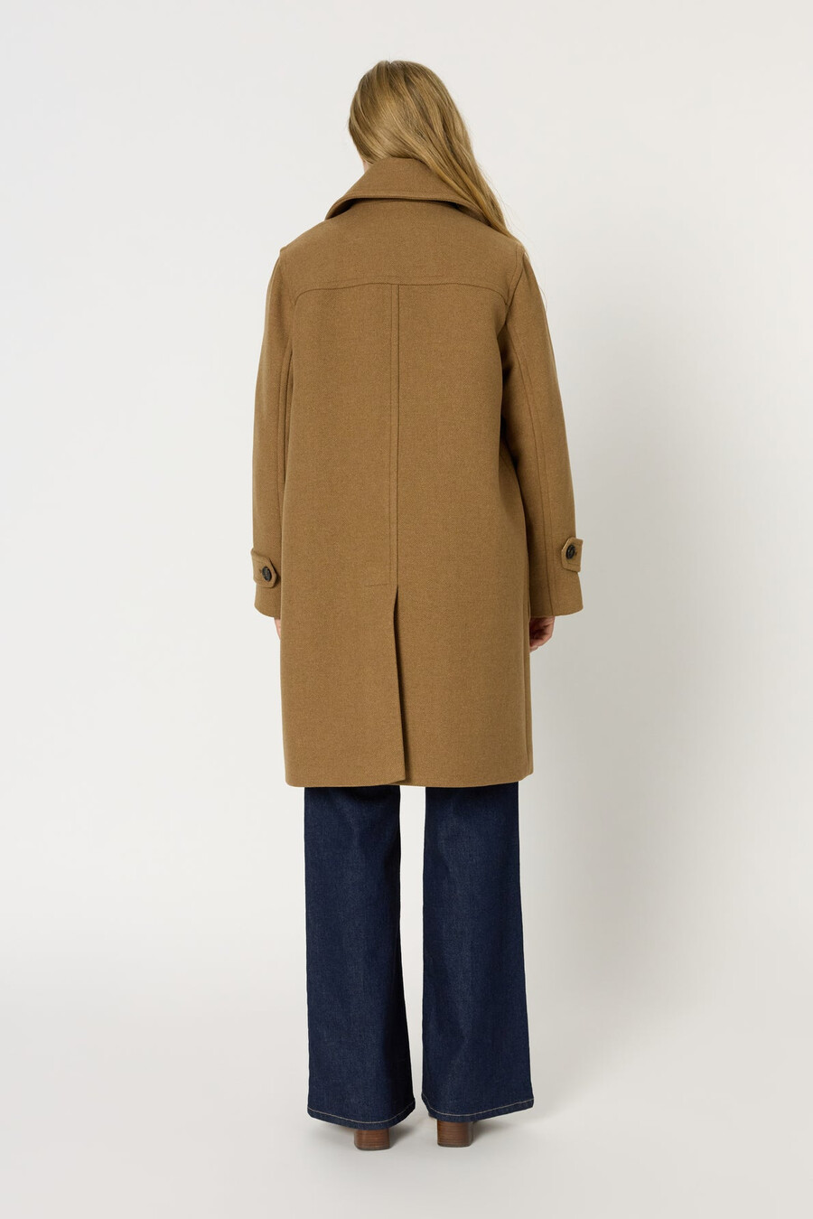manteau croisé ample - meriem