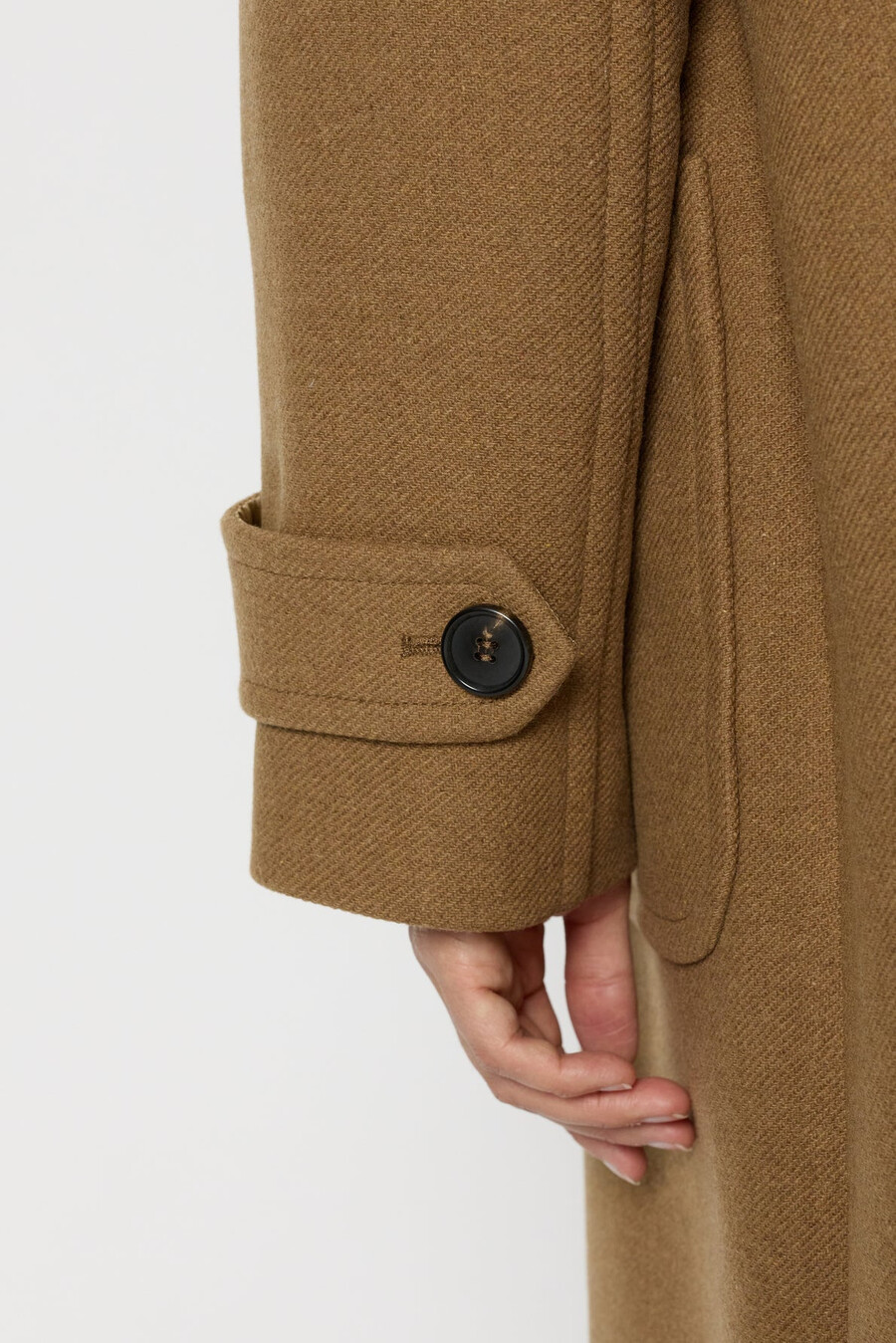 manteau croisé ample - meriem