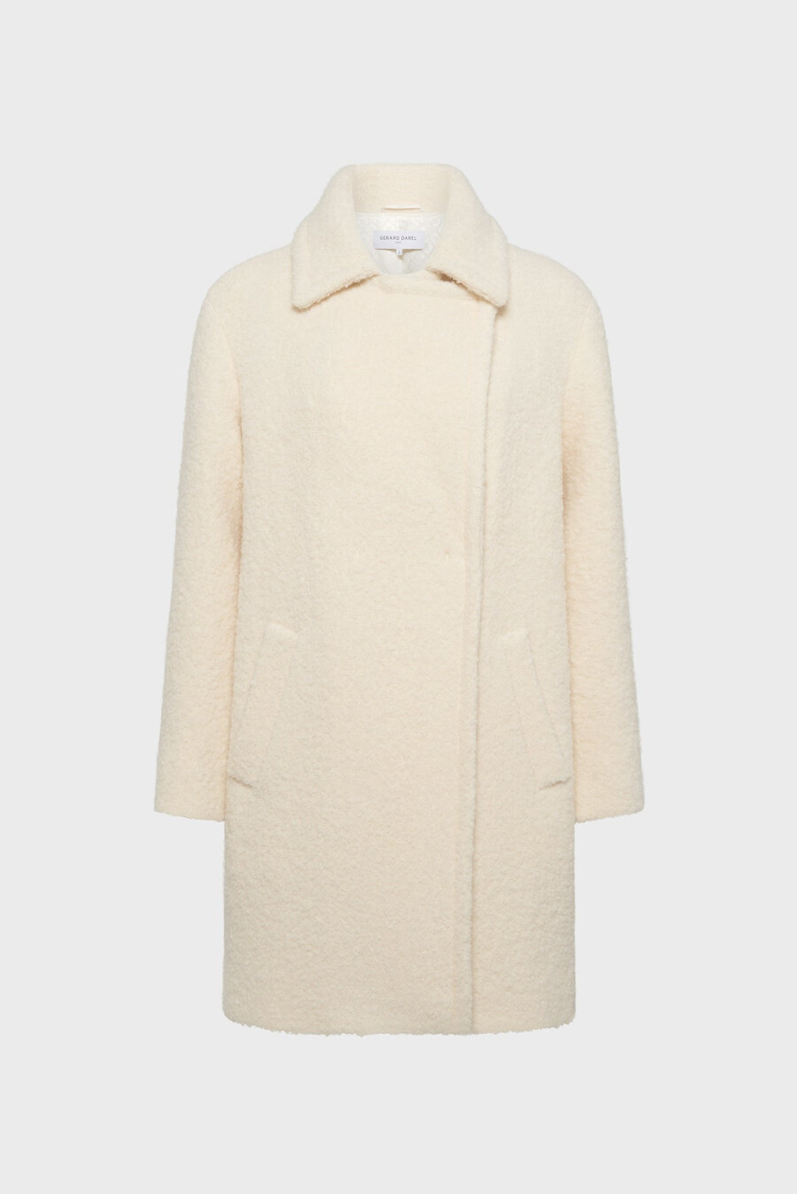 manteau large en laine bouclée - maiwenn