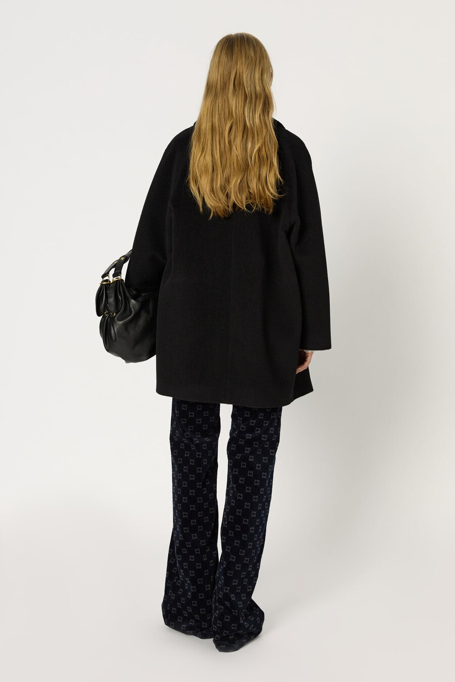 manteau croisé en laine - magalie