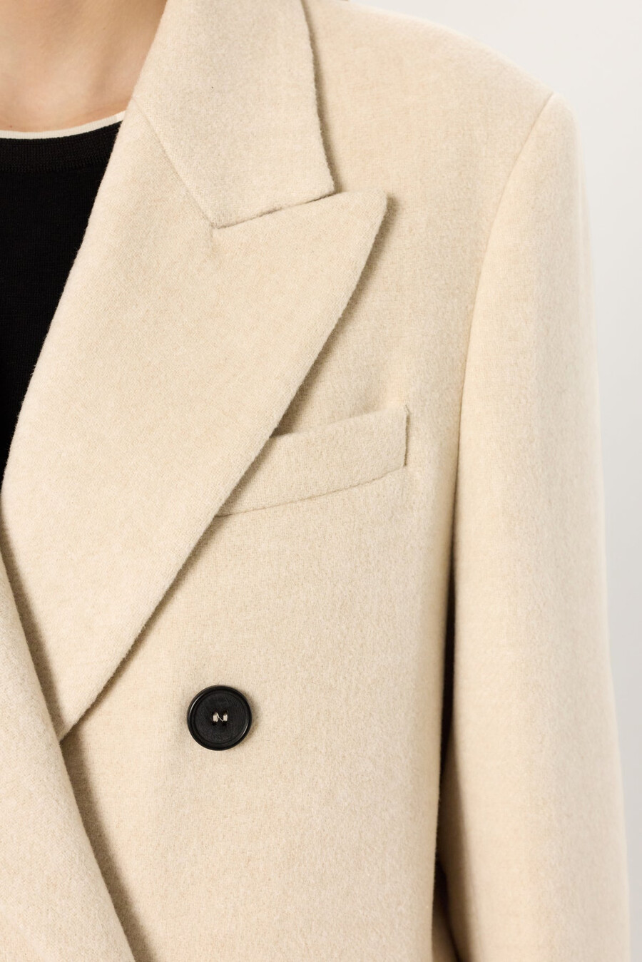 manteau croisé mi-long - moira