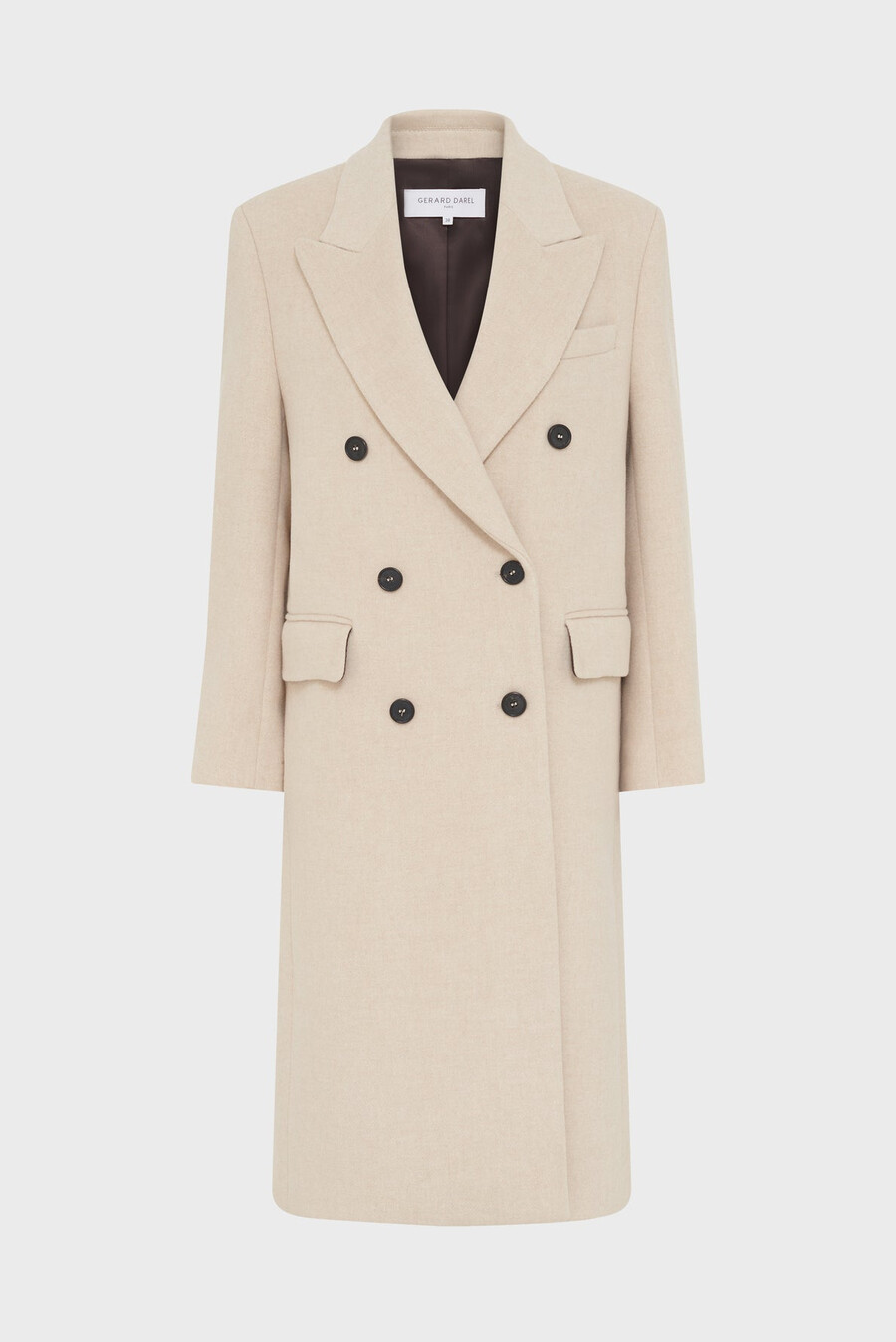 manteau croisé mi-long - moira