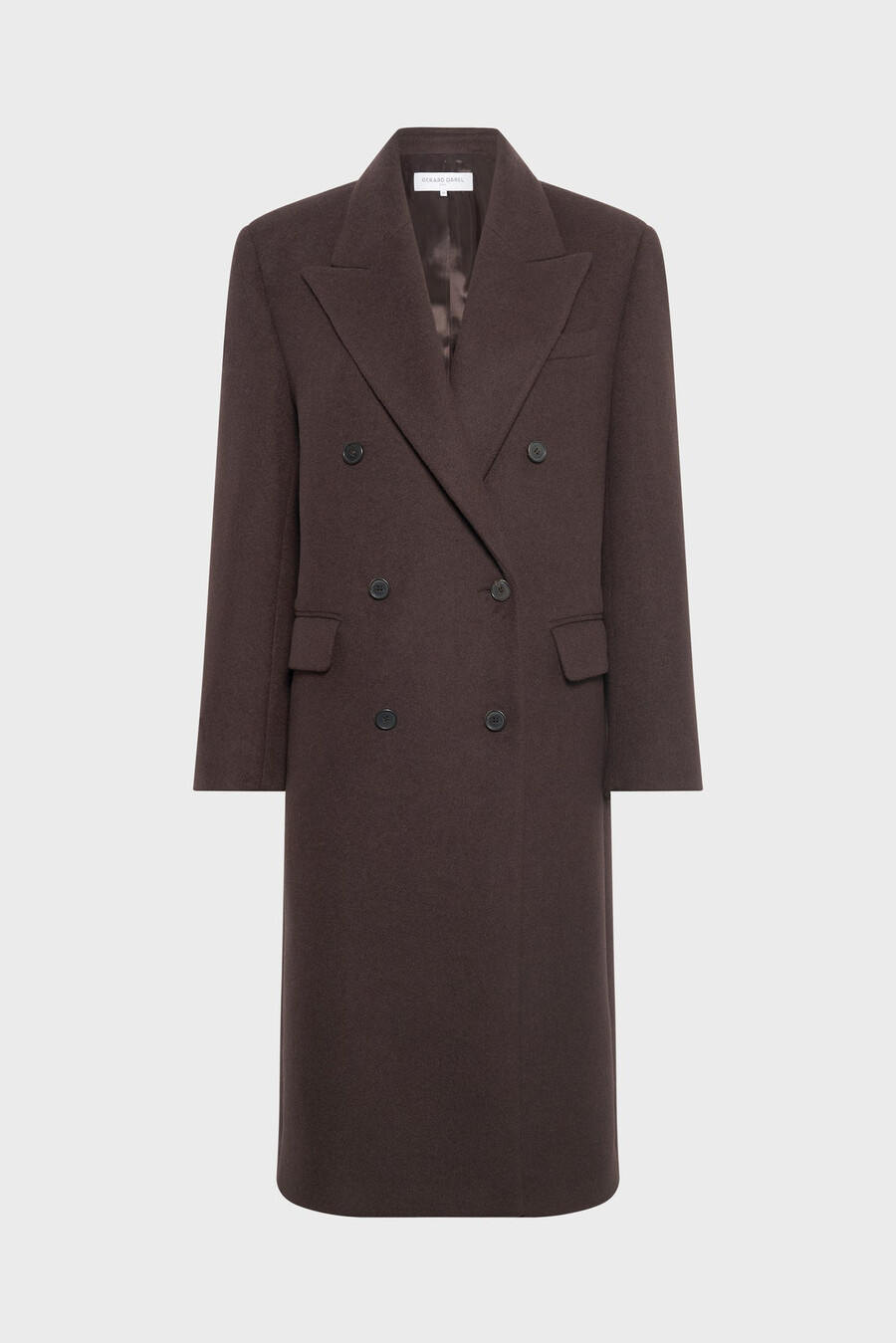 manteau croisé mi-long - moira