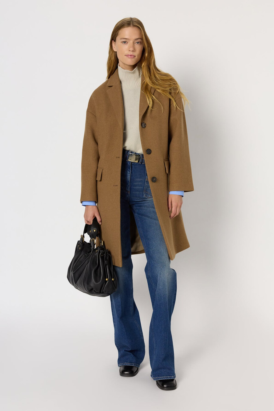 manteau ample style pardessus - mahault