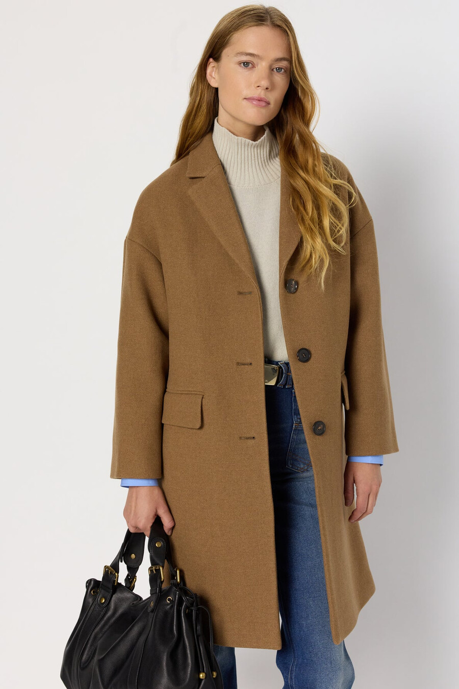 manteau ample style pardessus - mahault