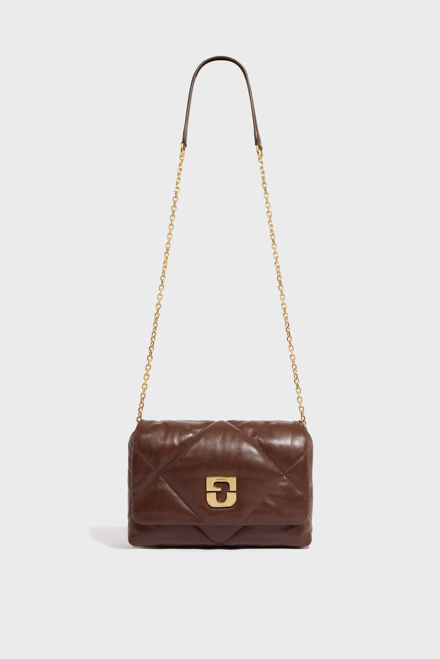 sac bandoulière en cuir matelassé - le fanny