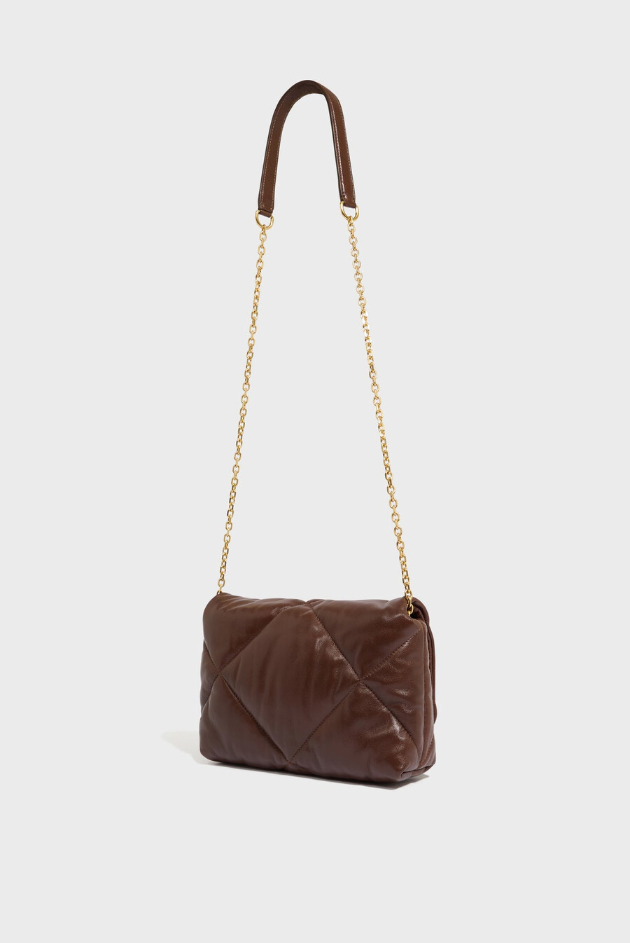 sac bandoulière en cuir matelassé - le fanny