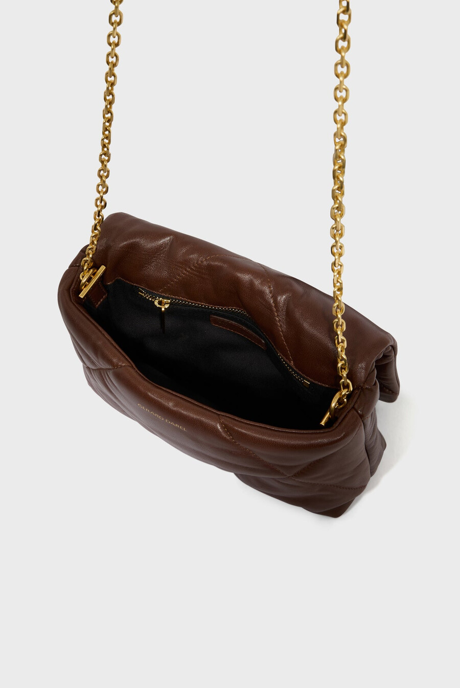 sac bandoulière en cuir matelassé - le fanny