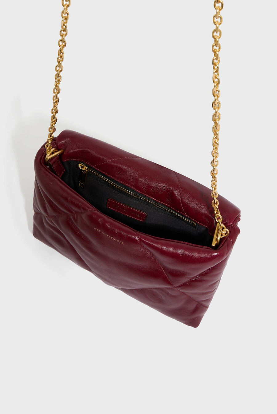 sac en cuir à effet froissé - le fanny