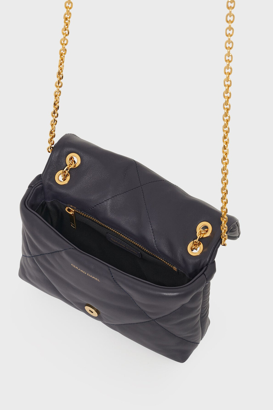 sac bandoulière en cuir matelassé - le fanny