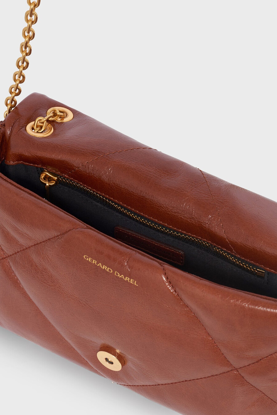 sac en cuir à effet froissé - le fanny