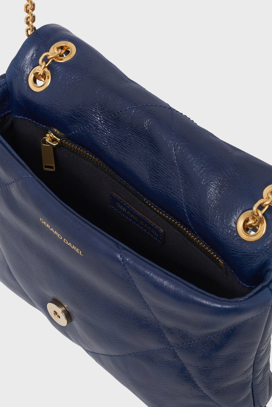 sac en cuir à effet froissé - le fanny