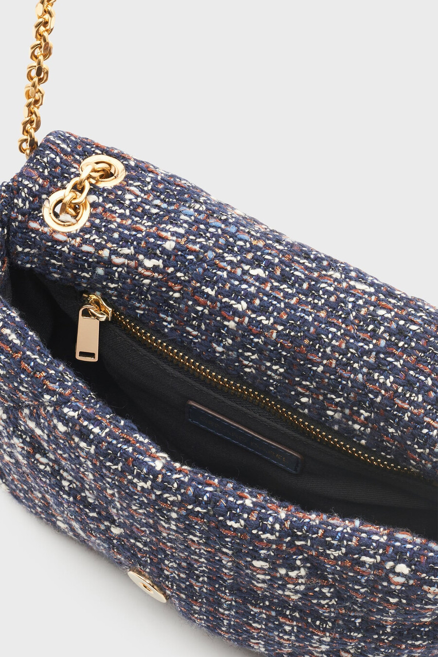 sac bandoulière en tweed - le fanny