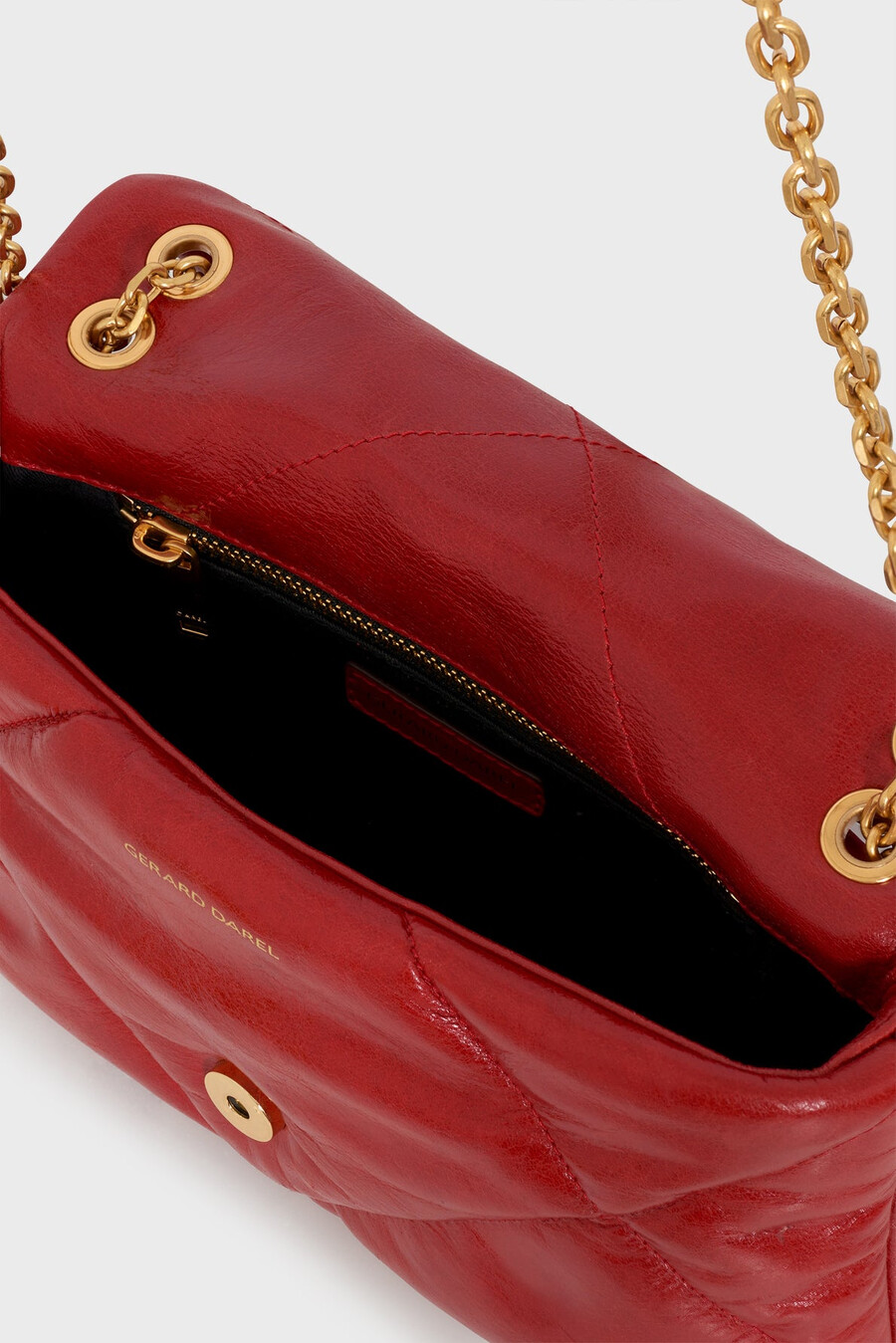 sac en cuir à effet froissé - le fanny