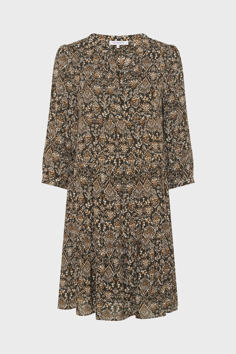 robe courte à imprimé ethnique - lyne