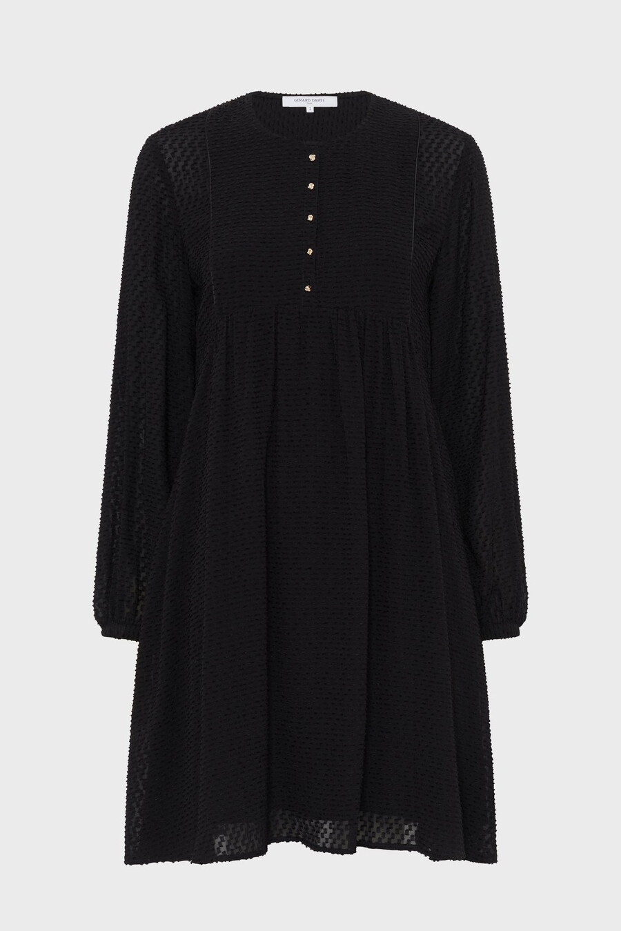 robe droite en jacquard à carreaux - laetitia