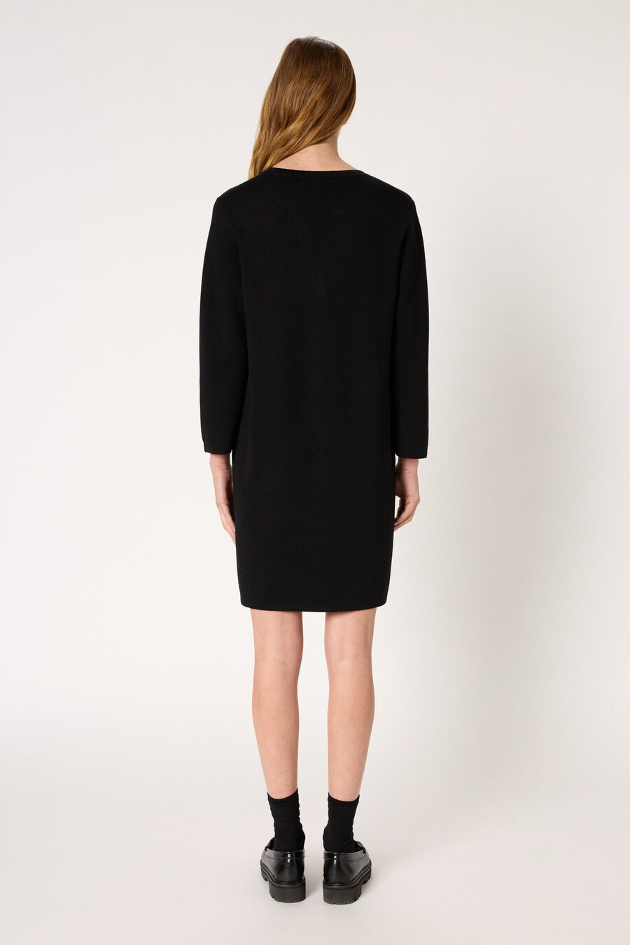 robe droite en maille milano - lilia