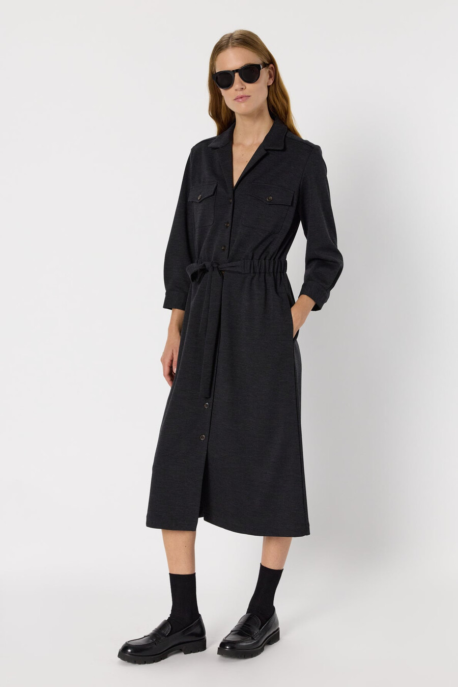 robe-chemise longue - lucie