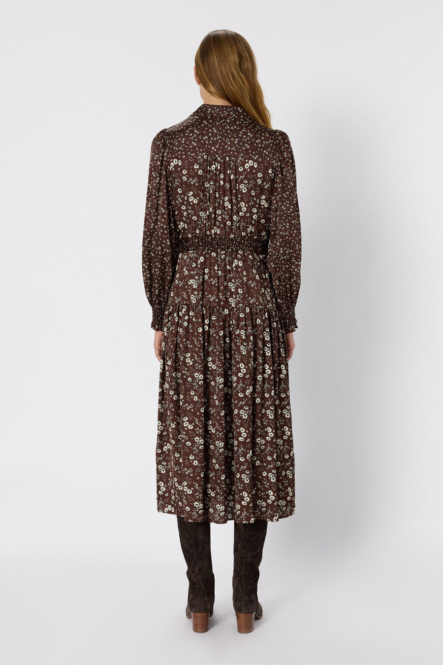 robe chemise maxi imprimée - lolita