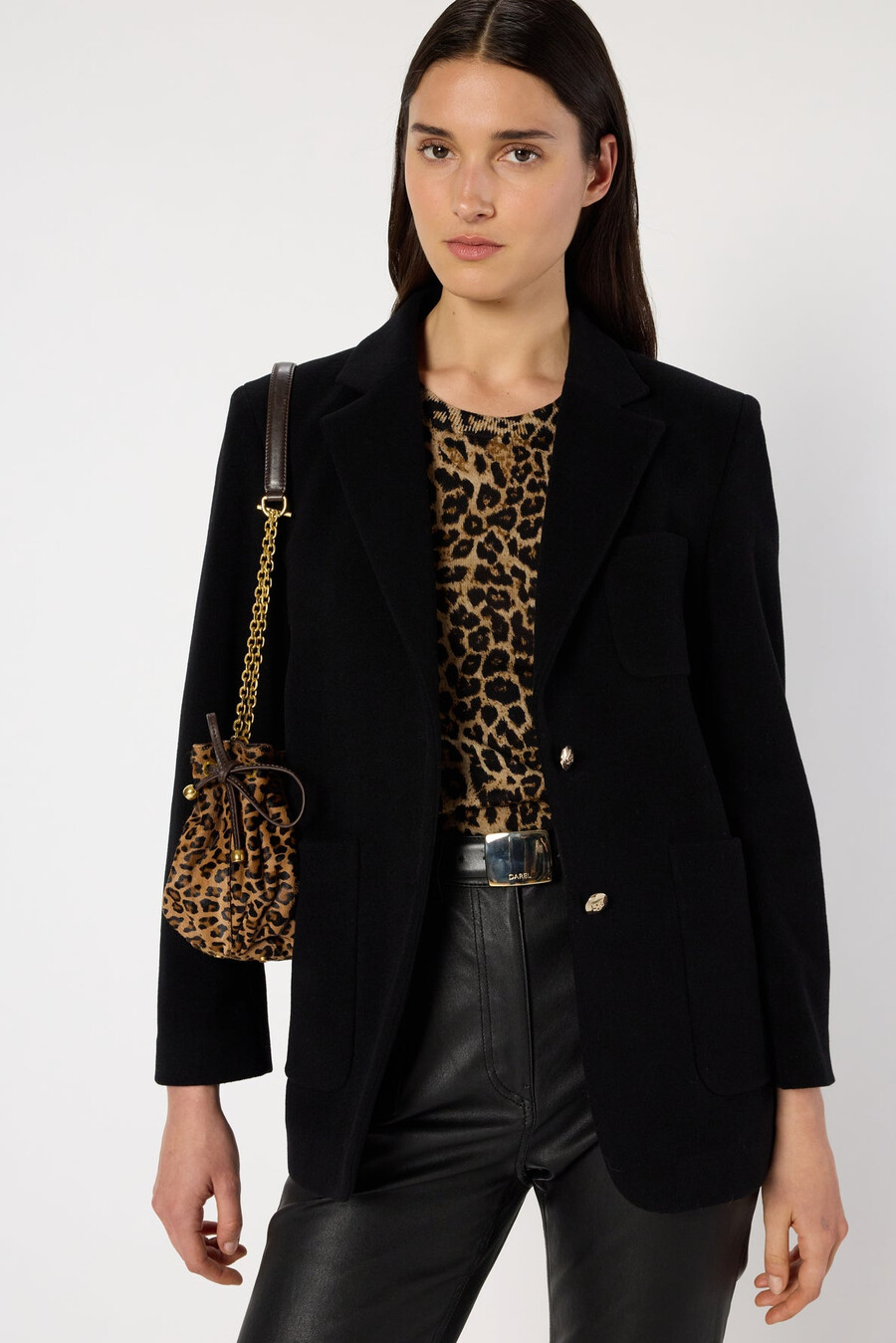 blazer en laine mélangée - ninaelle