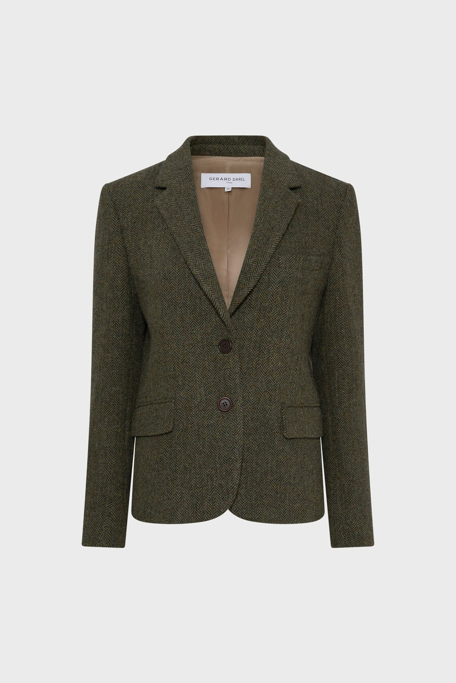 veste en laine à chevrons - noelie