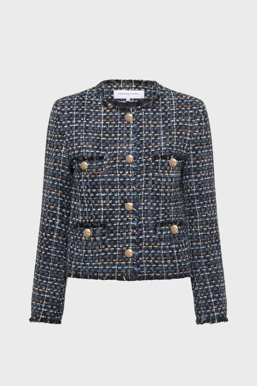 veste en tweed avec lurex - naya