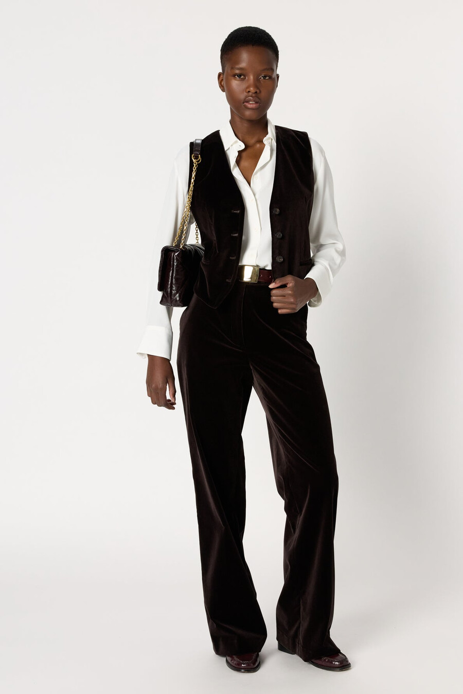 gilet de costume en velours - nais