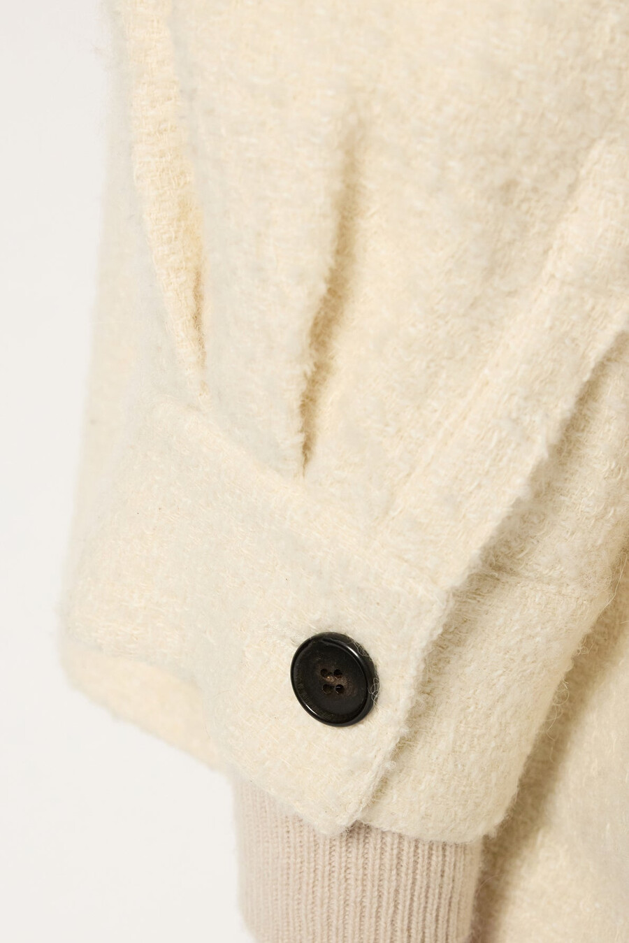 surchemise style tweed uni - ninon