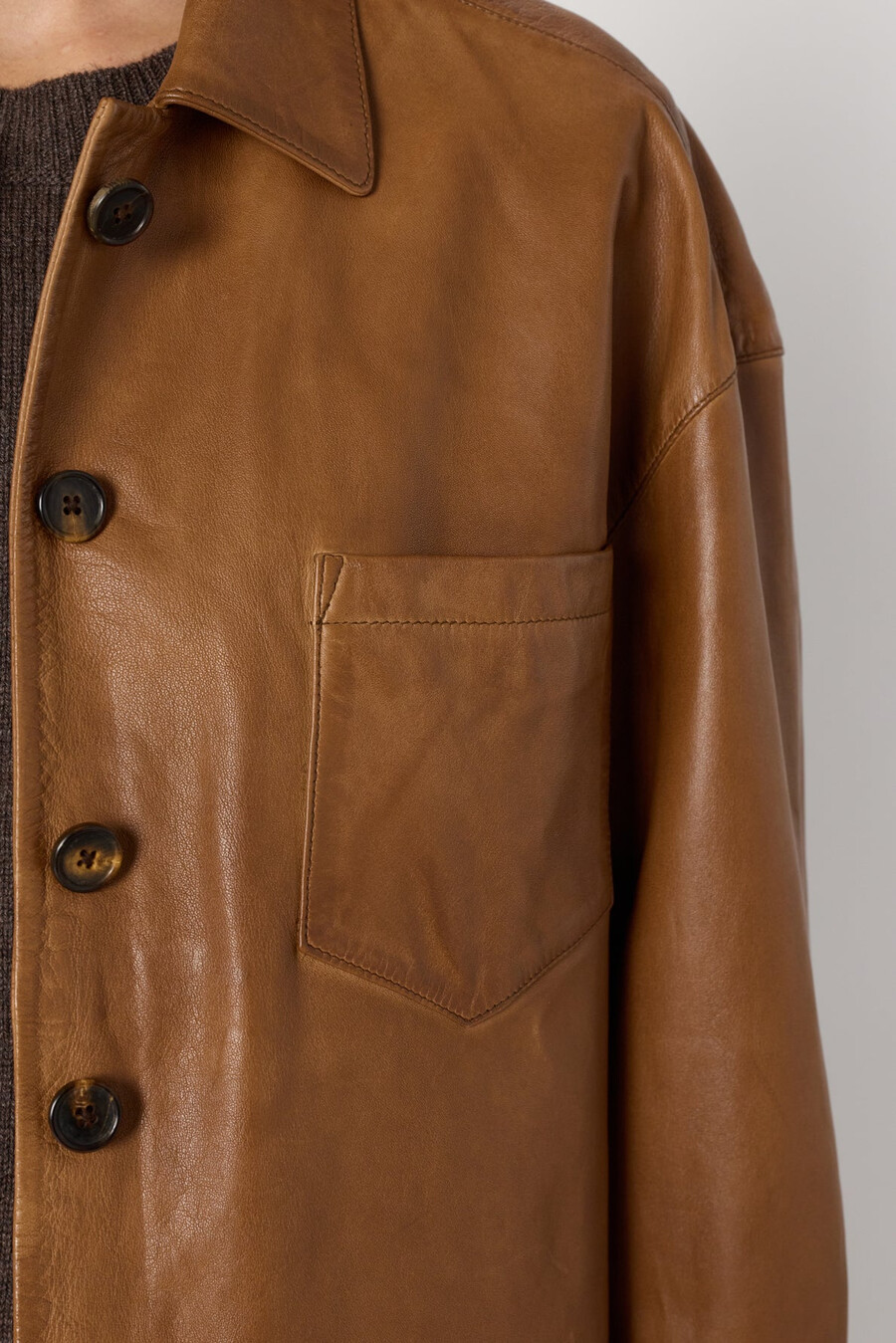 veste courte en cuir - jocya