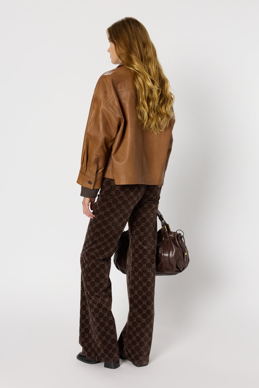 veste courte en cuir - jocya