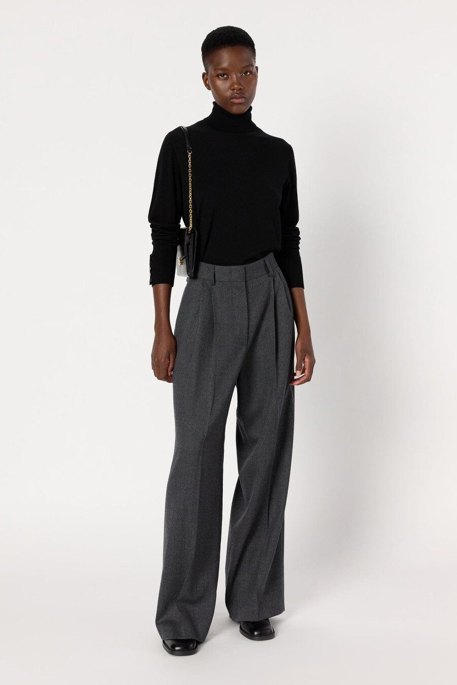 pull à col roulé en laine fine - eugenie