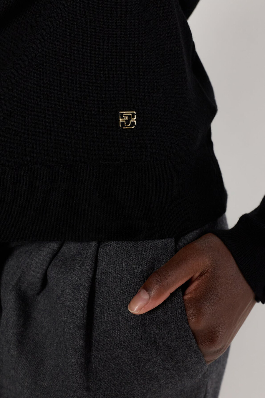 pull à col roulé en laine fine - eugenie