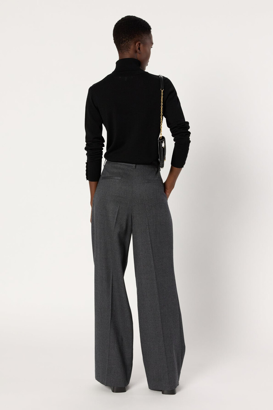 pull à col roulé en laine fine - eugenie