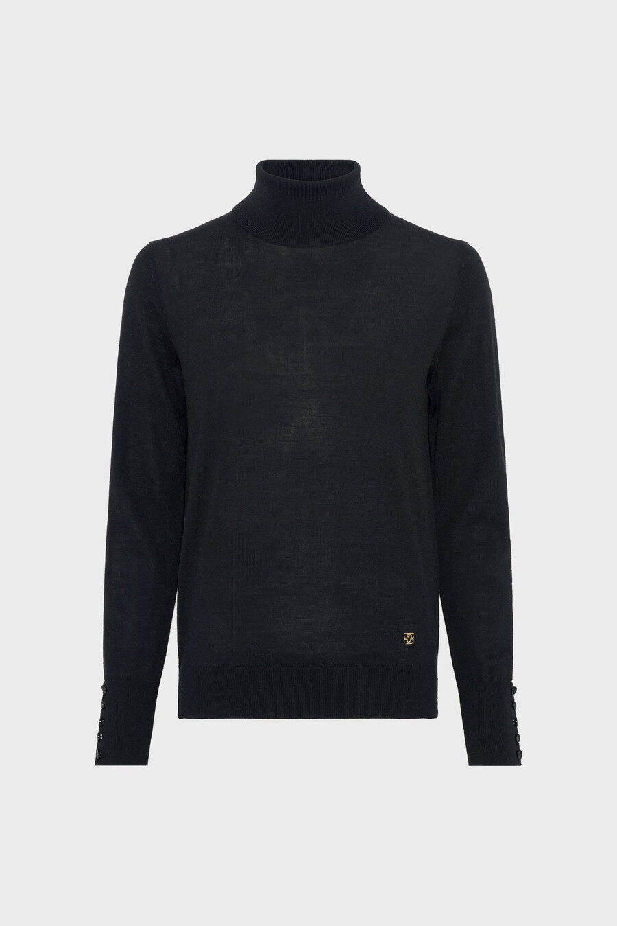 pull à col roulé en laine fine - eugenie