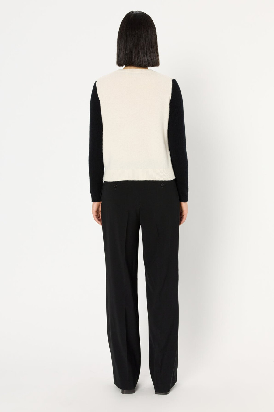 pull en laine avec nœud imprimé - eden