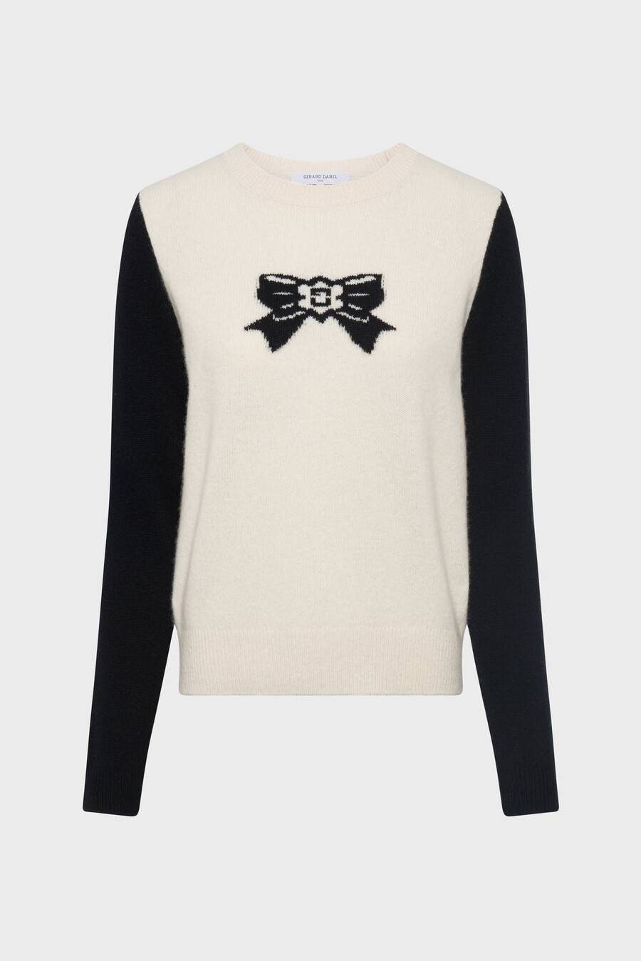 pull en laine avec nœud imprimé - eden