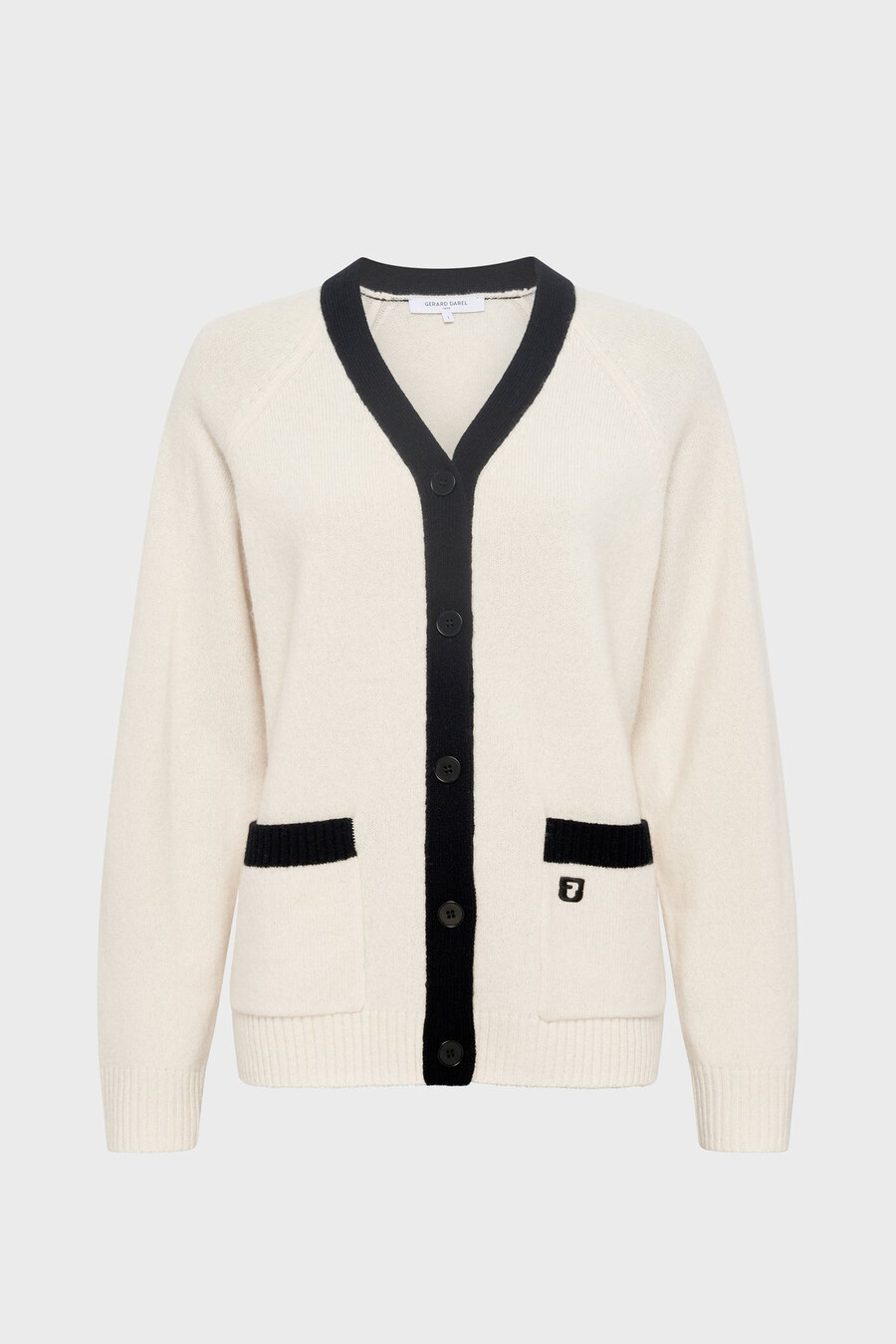 gilet en laine bicolore - ester
