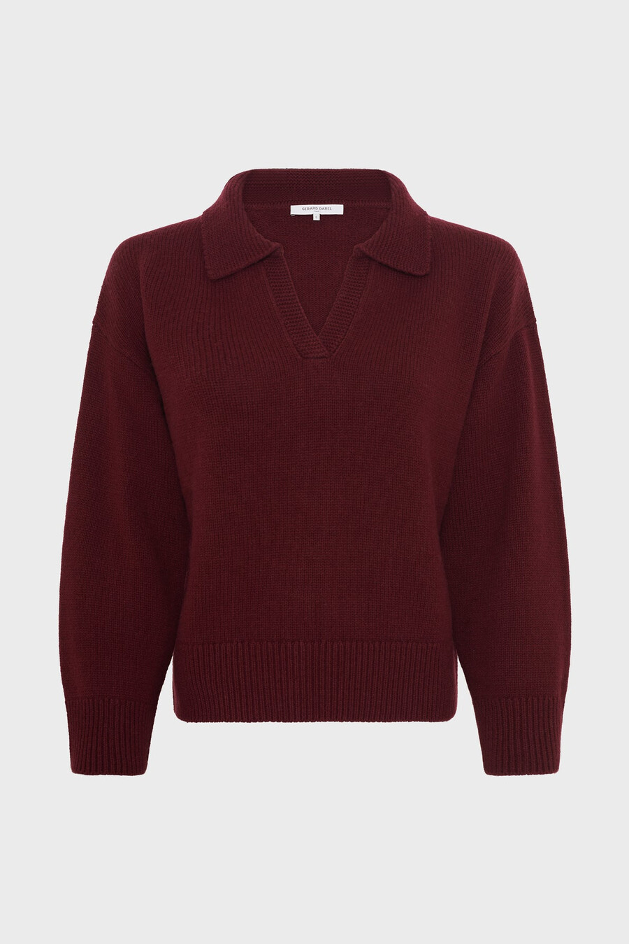 pull en laine à col polo - enora