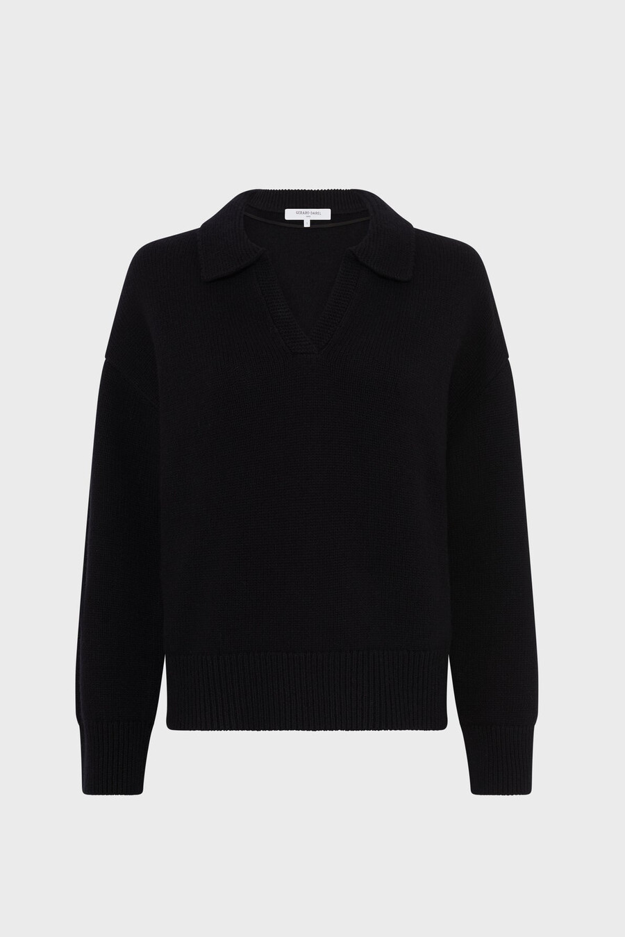 pull en laine à col polo - enora