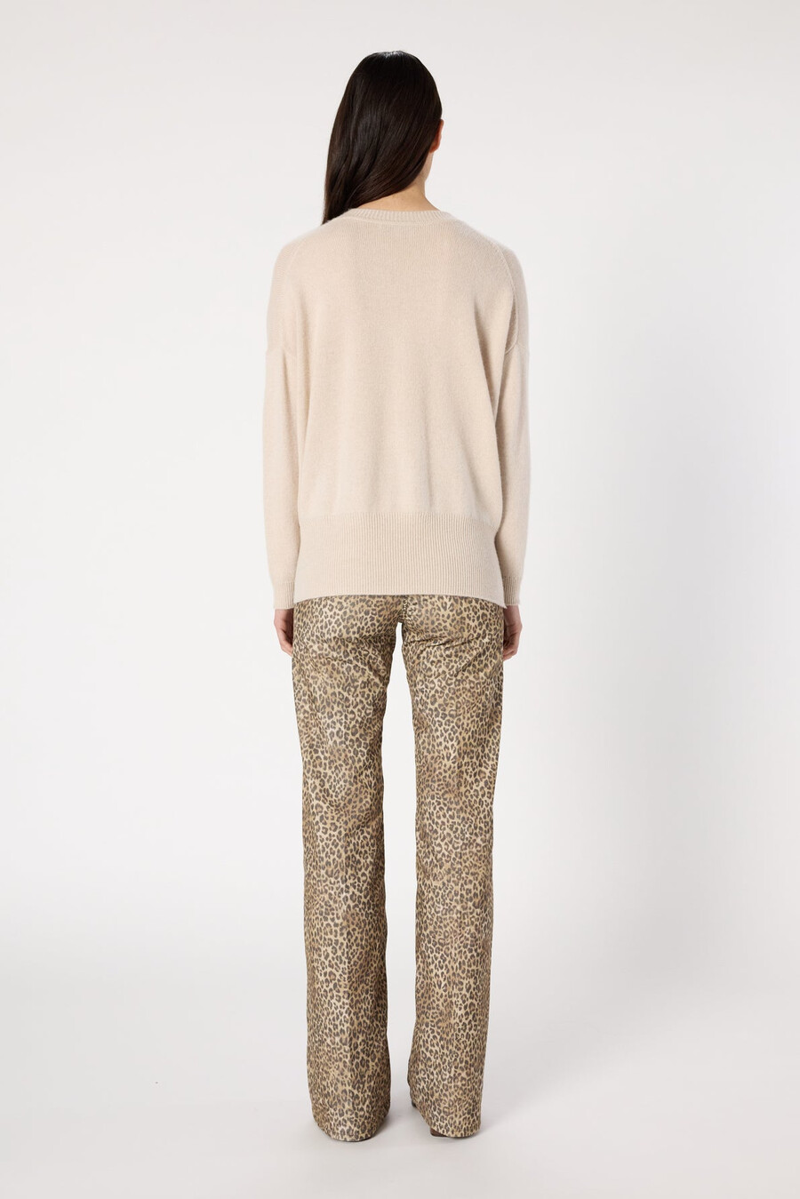 pull ample asymétrique en cachemire - ema