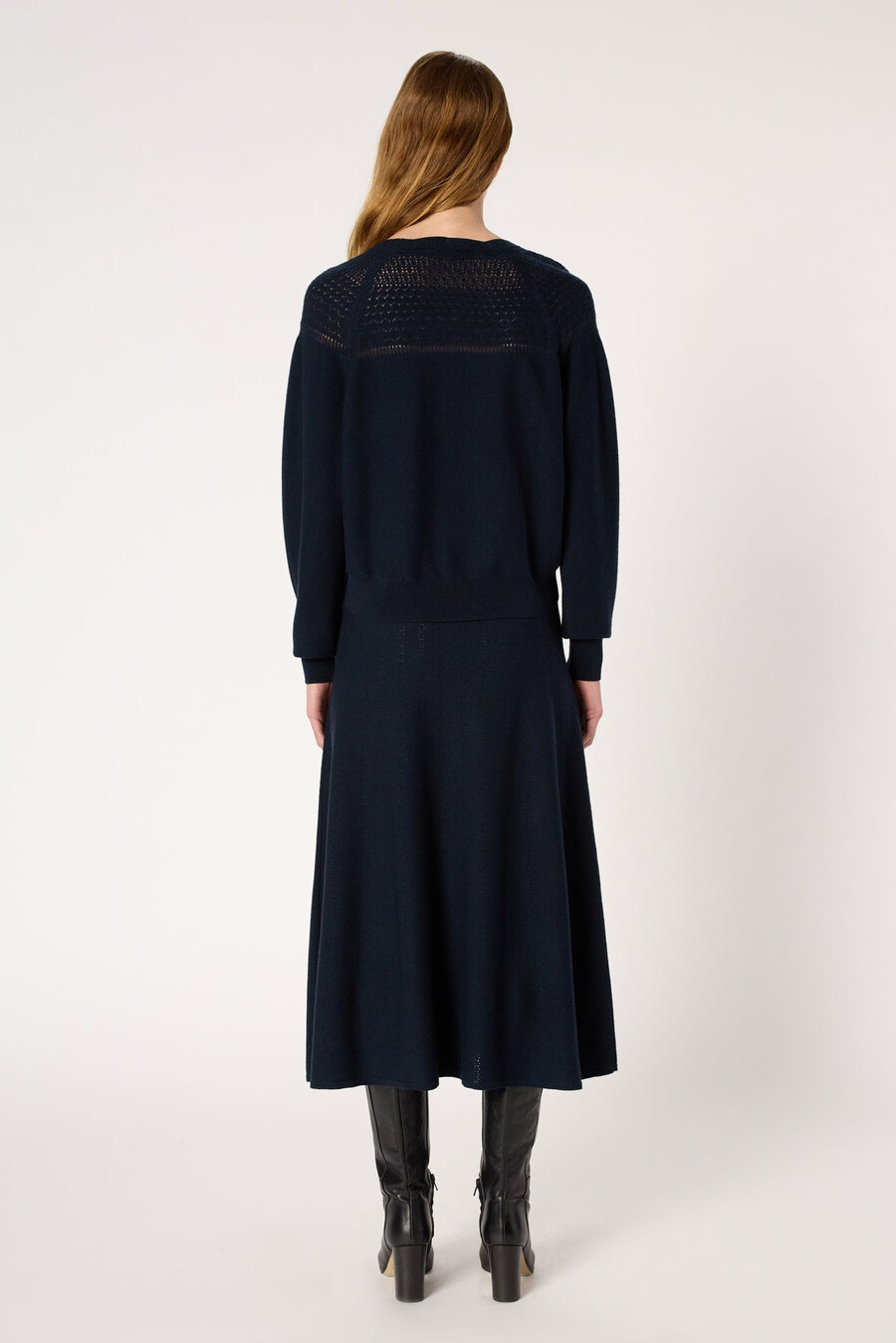 pull à motifs ajourés - eleo