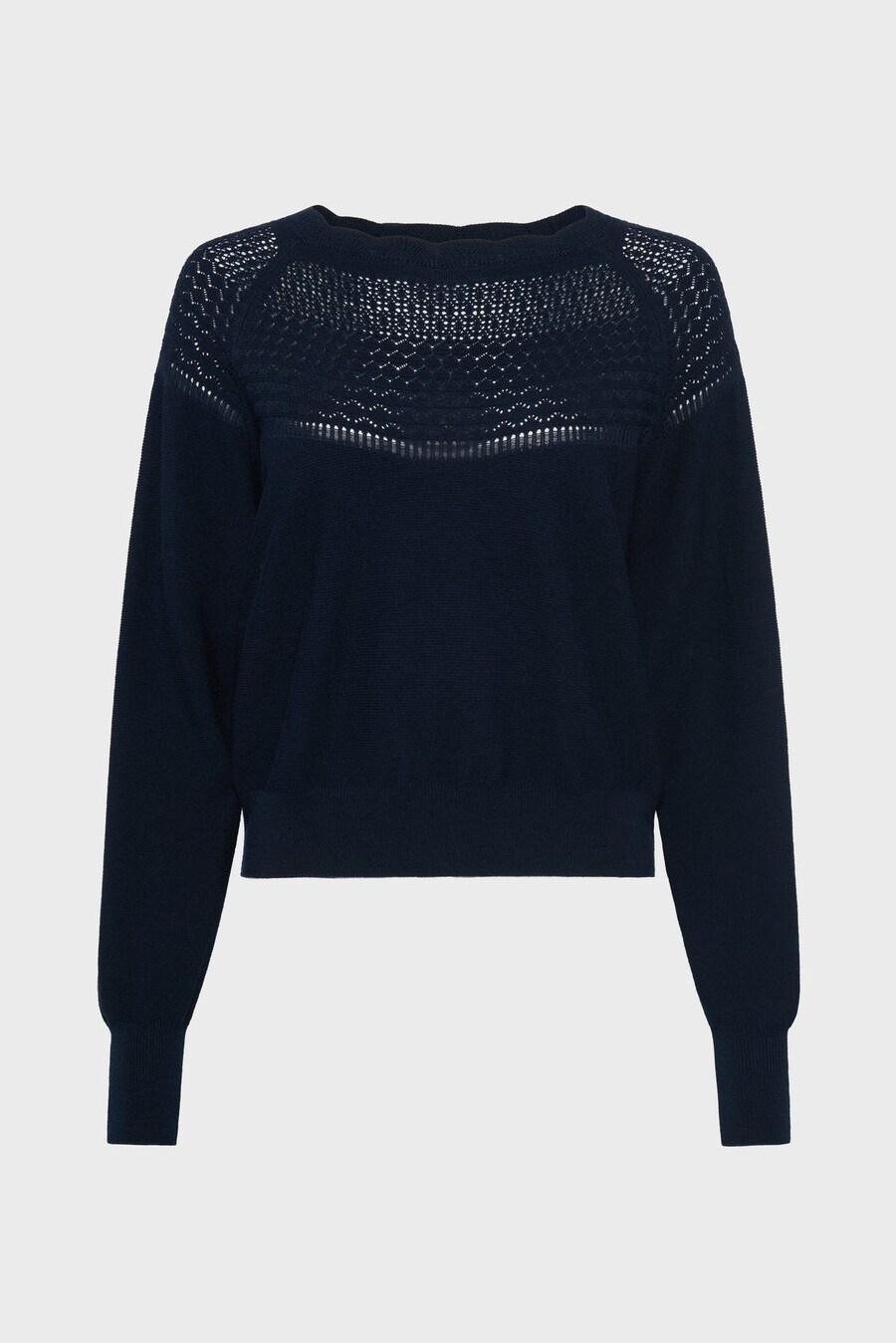 pull à motifs ajourés - eleo
