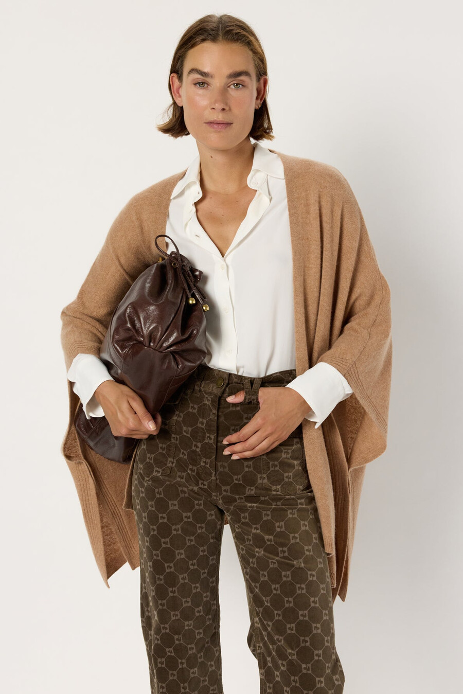 poncho en cachemire - emeline