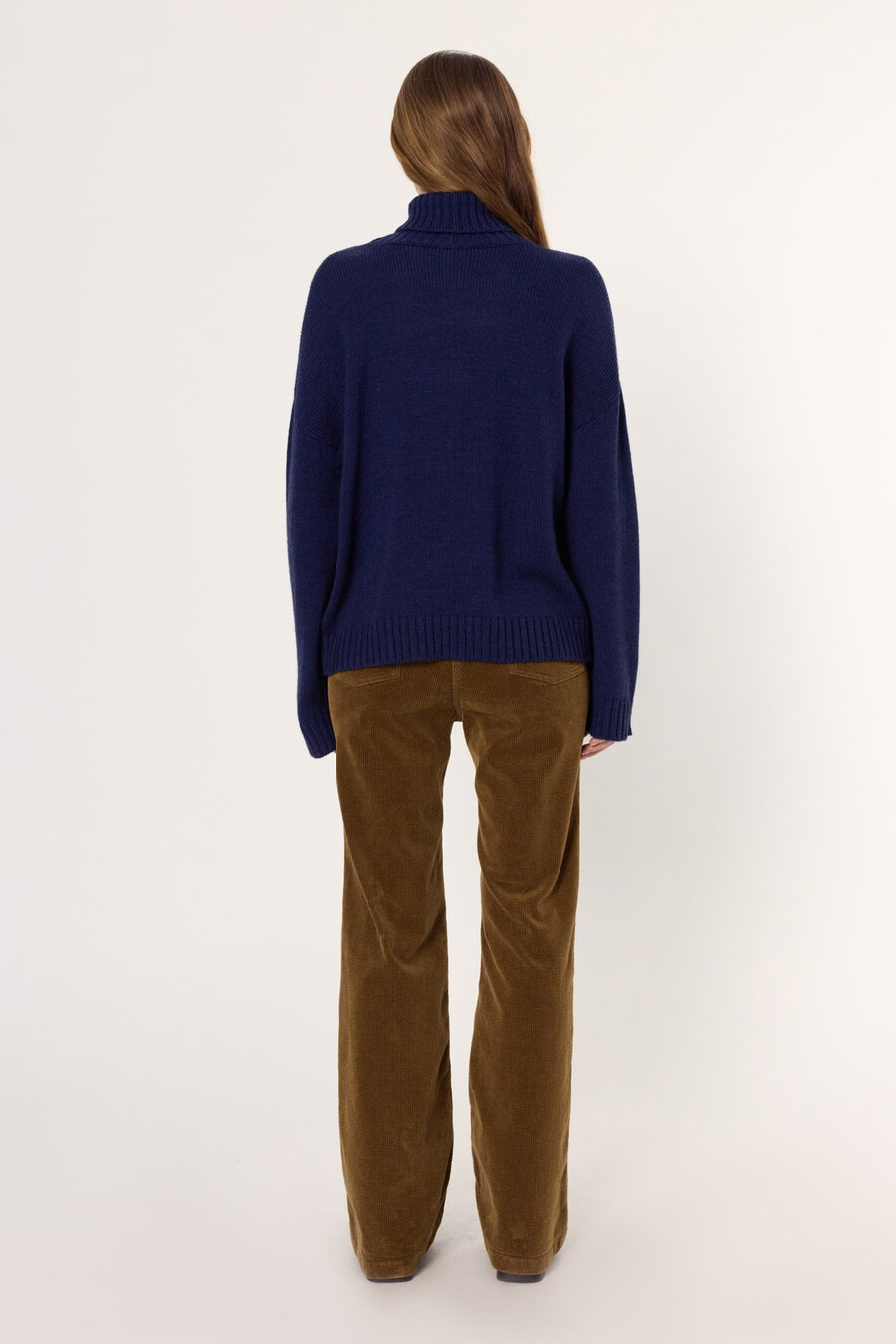 pull à col roulé ample - enid